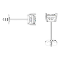 EA-3278 White Gold Earrings SET - BACK