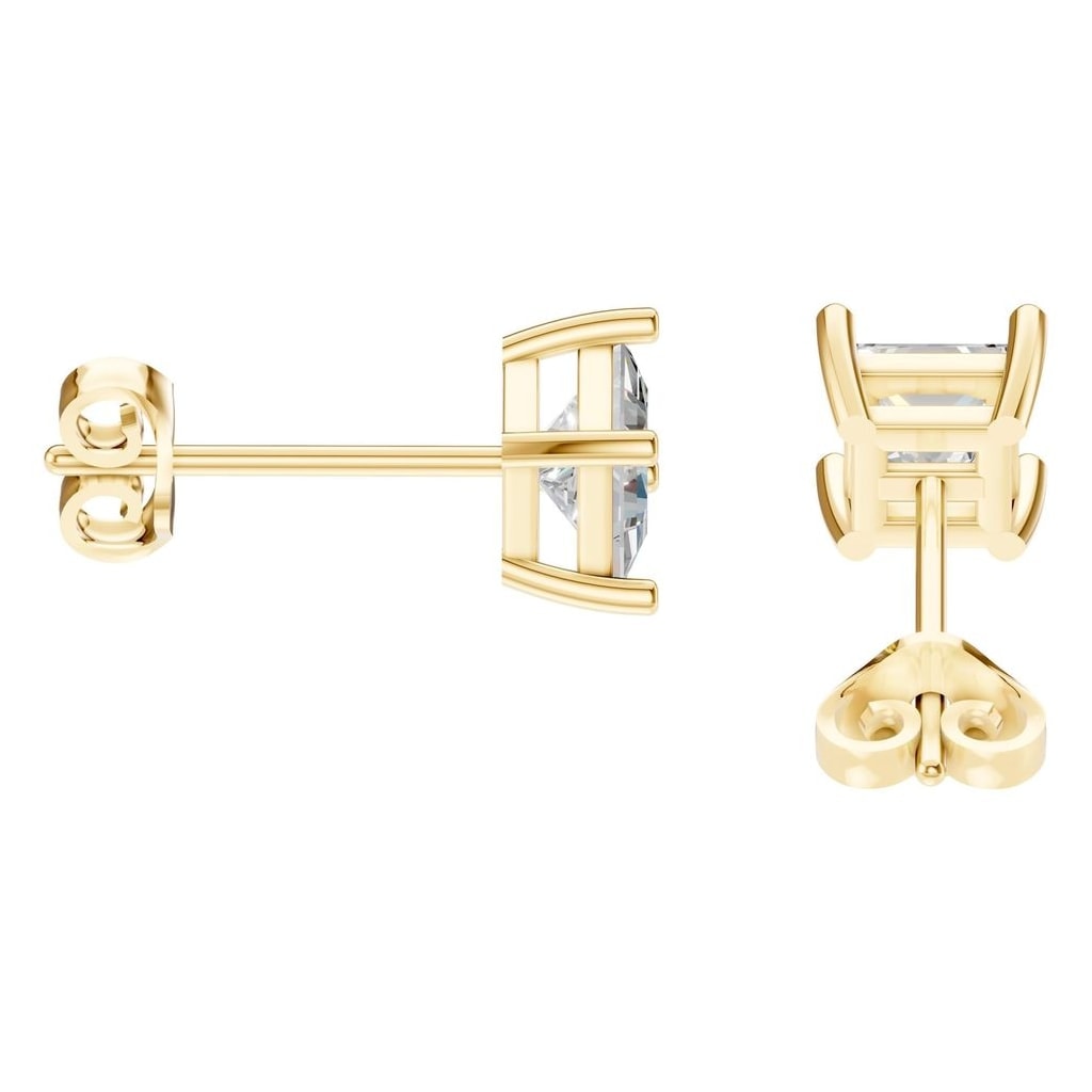 EA-3278 Yellow Gold Earrings SET - Side View