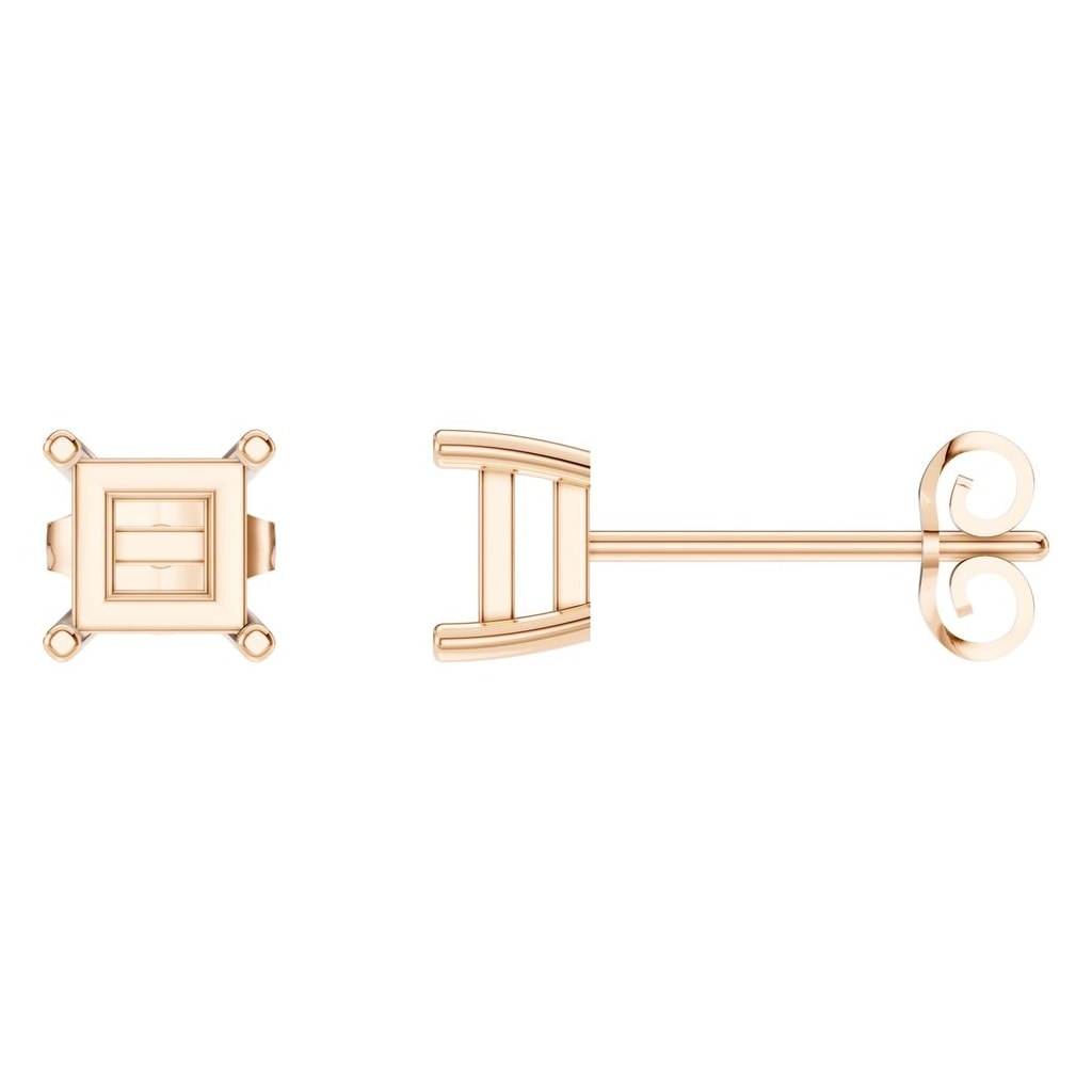 EA-3278 Rose Gold Earrings UNSET - Main View