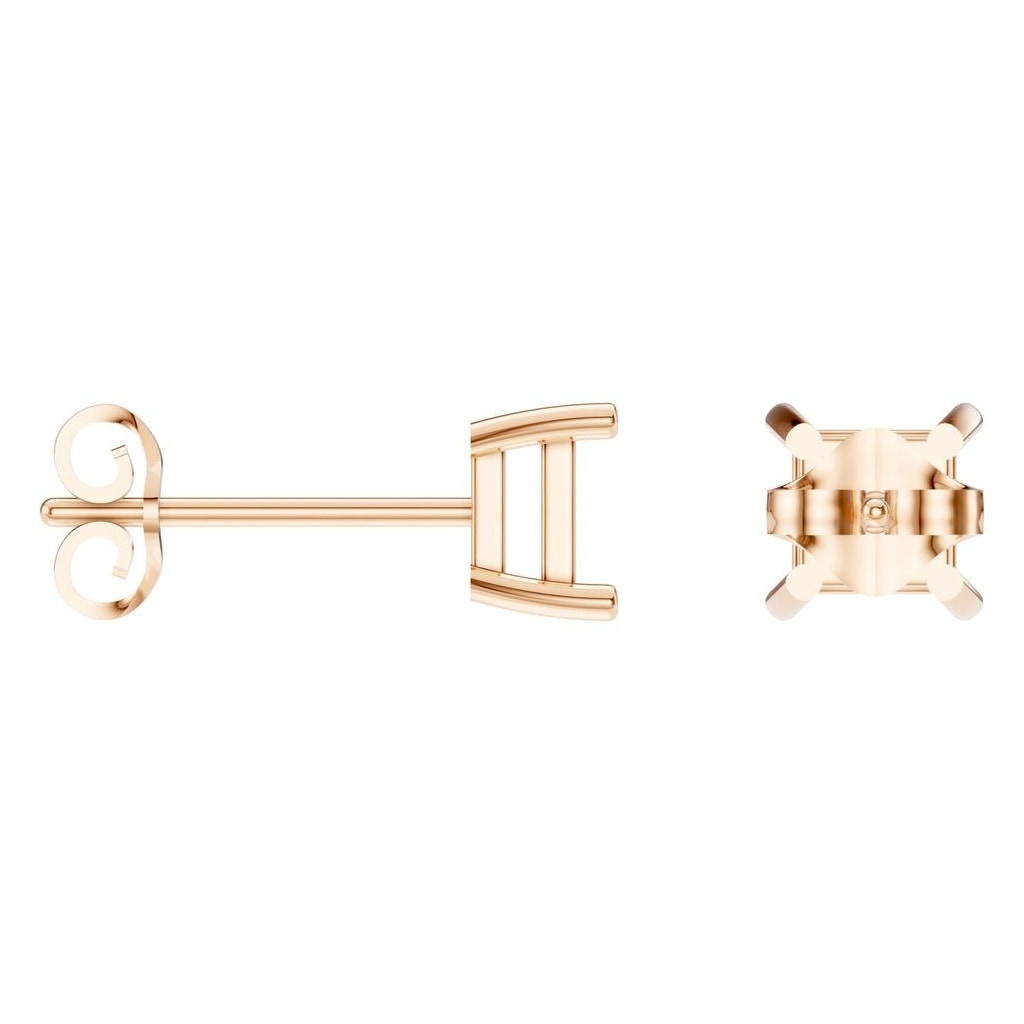 EA-3278 Rose Gold Earrings UNSET - ANGLE