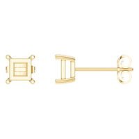 EA-3278 Yellow Gold Earrings UNSET - Main View
