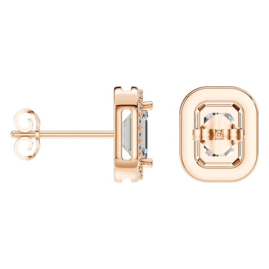 EA-3305 Rose Gold Earrings SET - ANGLE