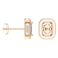 EA-3305 Rose Gold Earrings SET - ANGLE