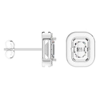 EA-3305 White Gold Earrings SET - ANGLE