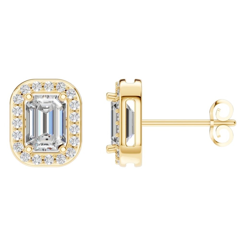 EA-3305 Yellow Gold Earrings SET - Main View