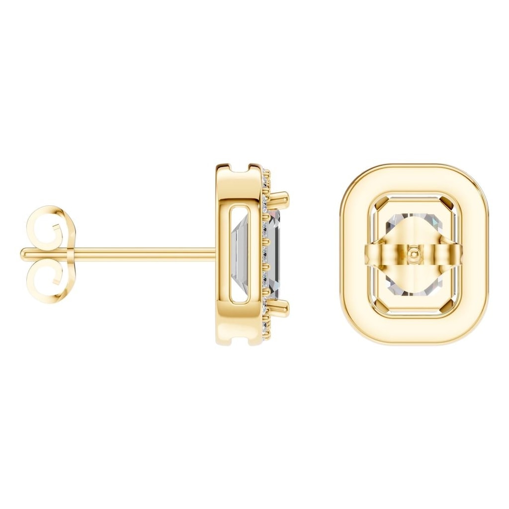 EA-3305 Yellow Gold Earrings SET - ANGLE