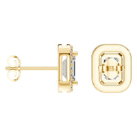 EA-3305 Yellow Gold Earrings SET - ANGLE