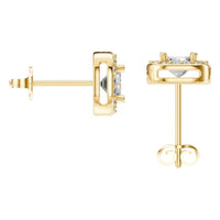 EA-3305 Yellow Gold Earrings SET - BACK