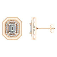 EA-3350 Rose Gold Earrings SET - Main View