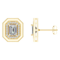 EA-3350 Yellow Gold Earrings SET - Main View
