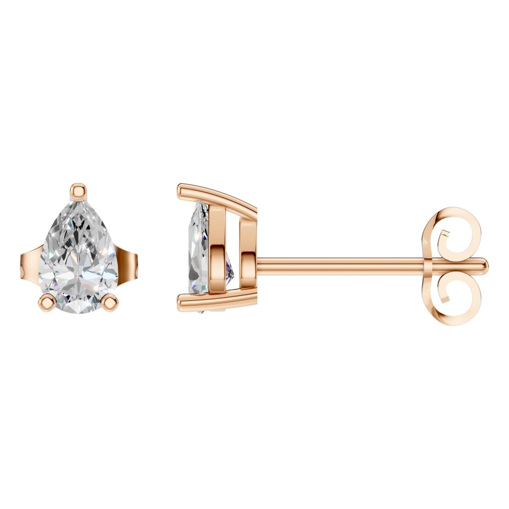 EA-4291 Rose Gold Earrings SET - Main View