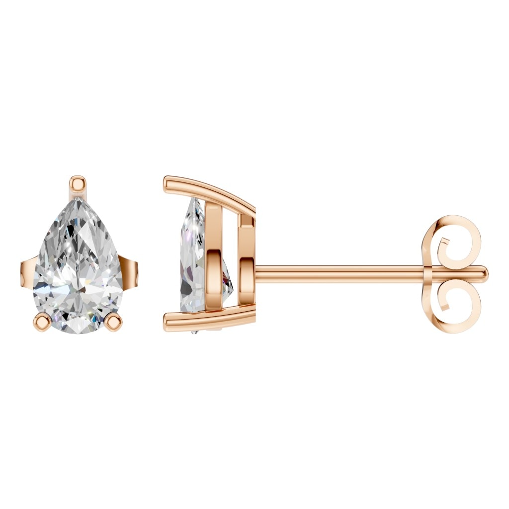 EA-4291 Rose Gold Earrings SET - Main View