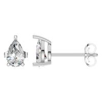 EA-4291 White Gold Earrings SET - Main View
