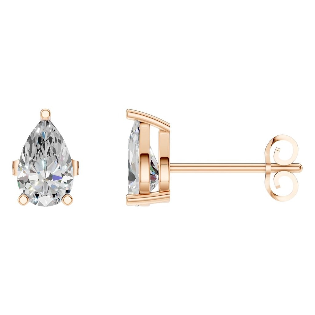 EA-4291 Rose Gold Earrings SET - Main View