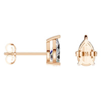EA-4291 Rose Gold Earrings SET - ANGLE
