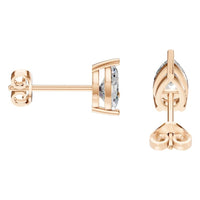 EA-4291 Rose Gold Earrings SET - Side View