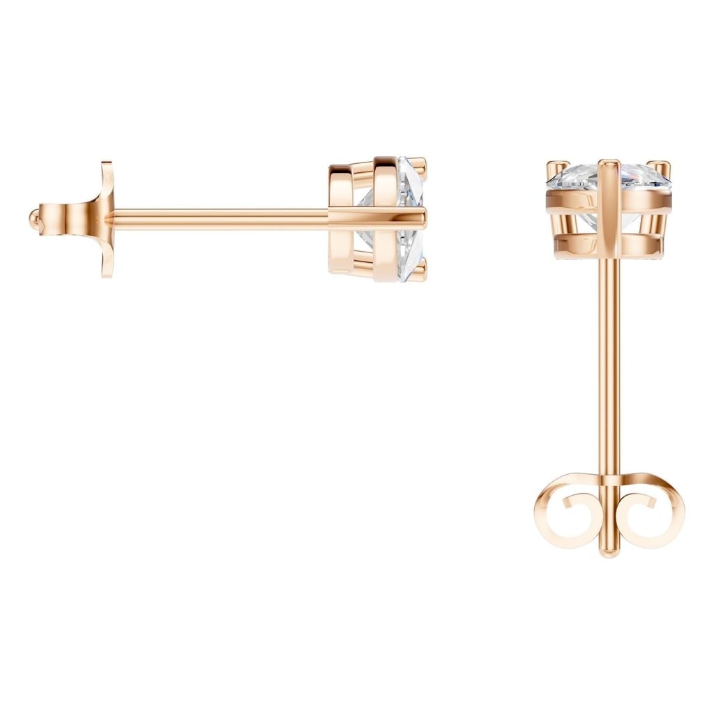 EA-4291 Rose Gold Earrings SET - BACK