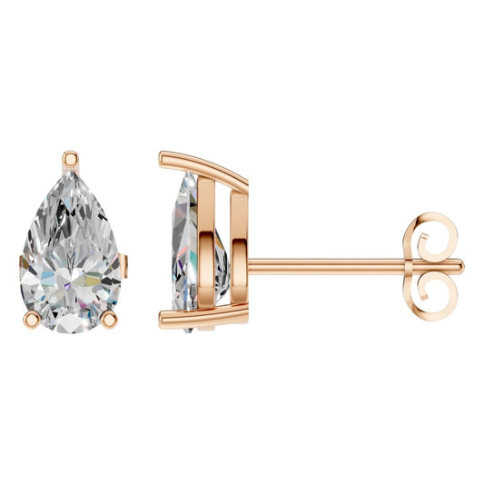 EA-4291 Rose Gold Earrings SET - Main View
