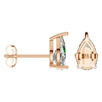 EA-4291 Rose Gold Earrings SET - ANGLE
