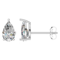EA-4291 White Gold Earrings SET - Main View
