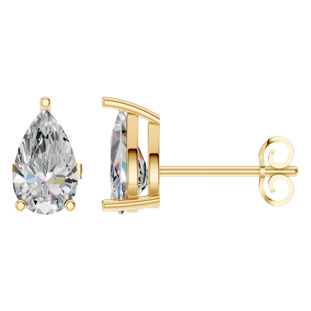 EA-4291 Yellow Gold Earrings SET - Main View