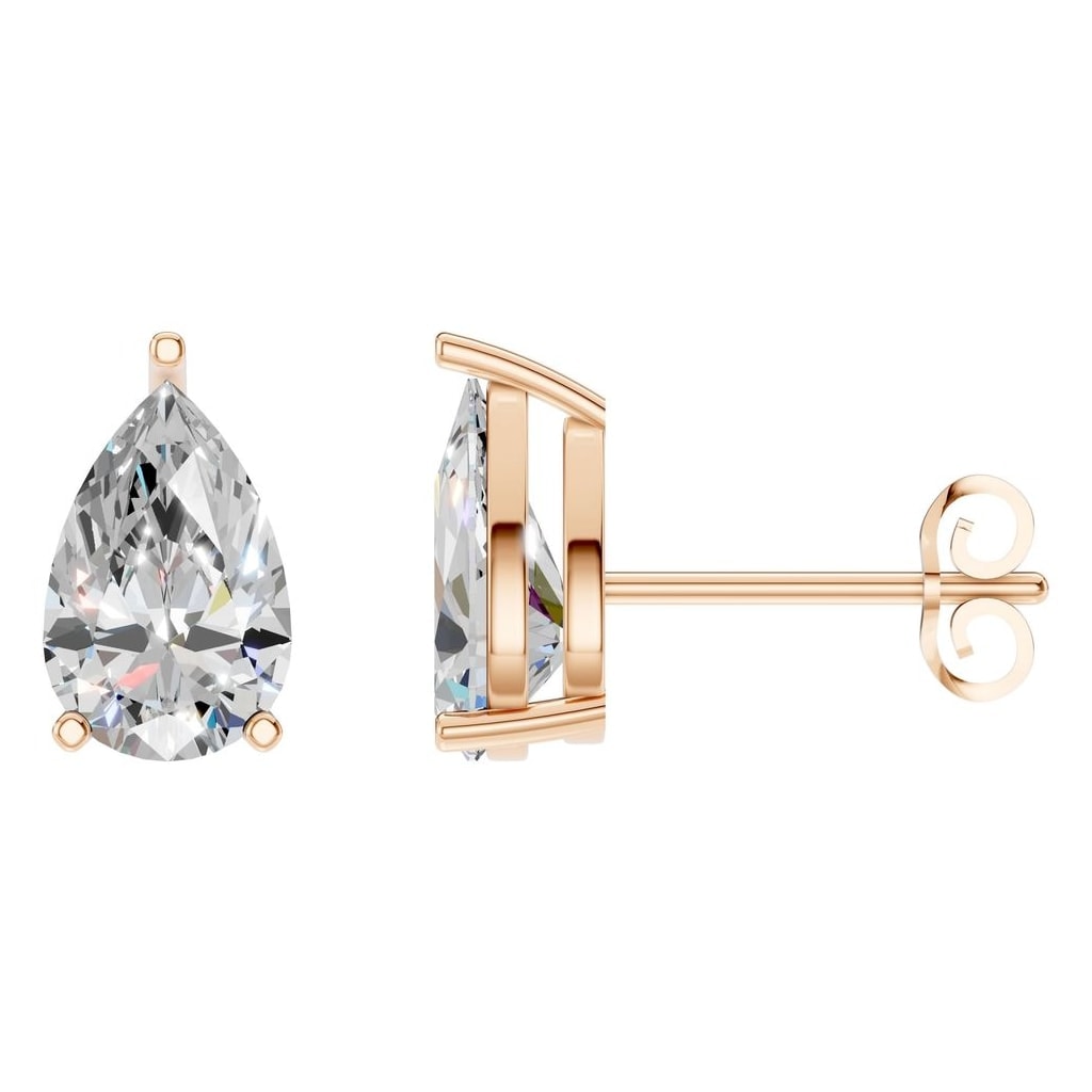 EA-4291 Rose Gold Earrings SET - Main View