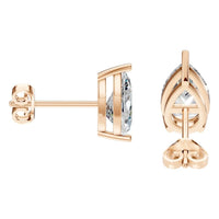 EA-4291 Rose Gold Earrings SET - Side View