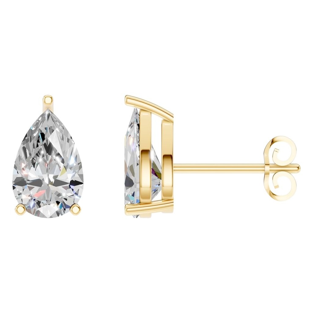 EA-4291 Yellow Gold Earrings SET - Main View