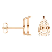 EA-4291 Rose Gold Earrings UNSET - ANGLE