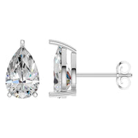 EA-4291 White Gold Earrings SET - Main View