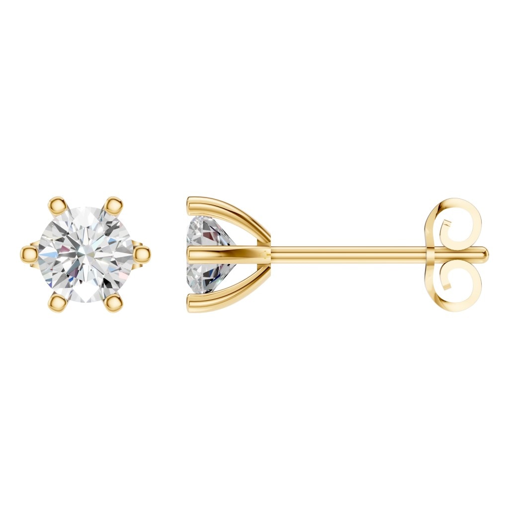 EA-4293 Yellow Gold Earrings SET - Main View