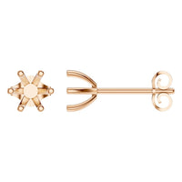 EA-4293 Rose Gold Earrings UNSET - Main View