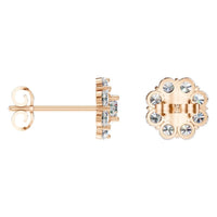 EA-5039 Rose Gold Earrings SET - ANGLE