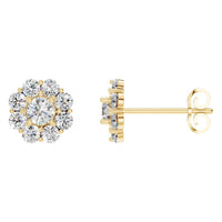 EA-5039 Yellow Gold Earrings SET - Main View