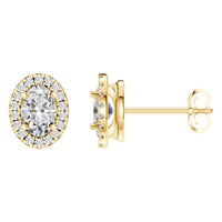EA-5063 Yellow Gold Earrings SET - Main View