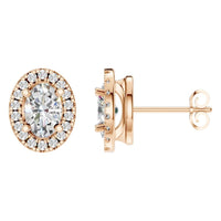 EA-5063 Rose Gold Earrings SET - Main View