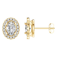 EA-5063 Yellow Gold Earrings SET - Main View