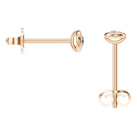 EA-5172 Rose Gold Earrings SET - BACK