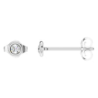 EA-5172 White Gold Earrings SET - Main View