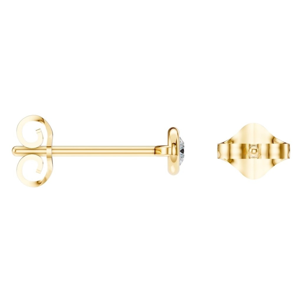 EA-5172 Yellow Gold Earrings SET - ANGLE