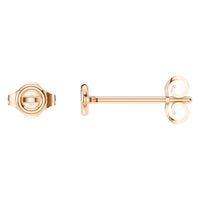 EA-5172 Rose Gold Earrings UNSET - Main View
