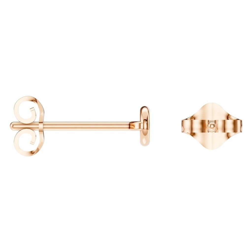 EA-5172 Rose Gold Earrings UNSET - ANGLE