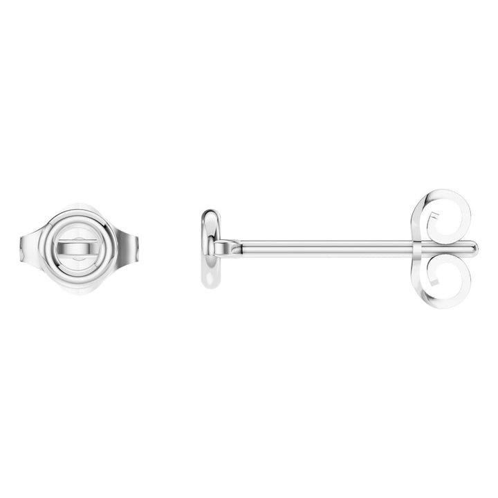 Solitaire Stud Earrings Mounting - Round 2.5mm