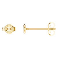 EA-5172 Yellow Gold Earrings UNSET - Main View