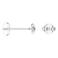 EA-5172 White Gold Earrings SET - ANGLE