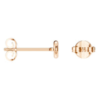 EA-5172 Rose Gold Earrings UNSET - ANGLE