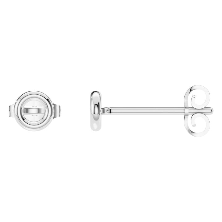 Solitaire Stud Earrings Mounting - Round 3-3.4mm