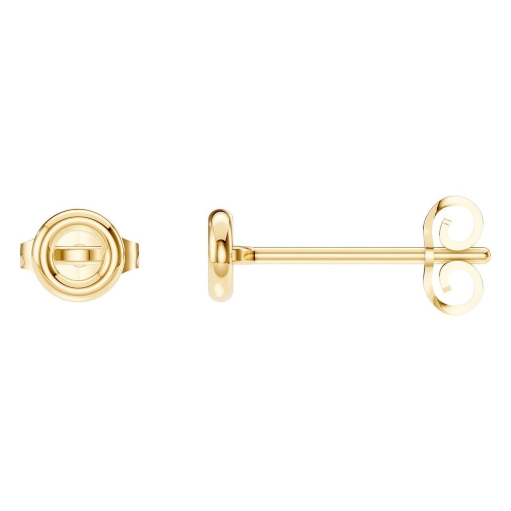 EA-5172 Yellow Gold Earrings UNSET - Main View