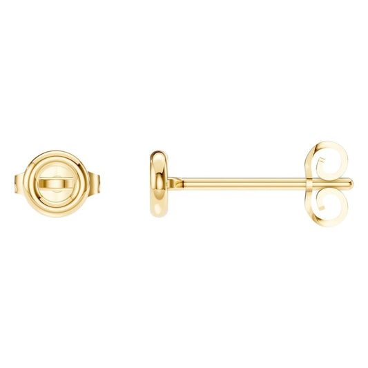 EA-5172 Yellow Gold Earrings UNSET - Main View
