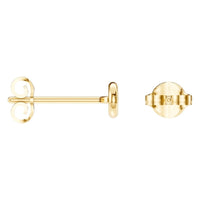 EA-5172 Yellow Gold Earrings UNSET - ANGLE